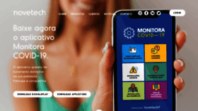 What Novetech.com.br website looked like in 2020 (3 years ago)