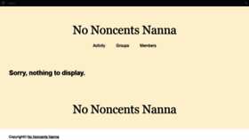 What Nonon-centsnanna.com website looked like in 2020 (3 years ago)