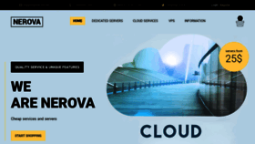 What Nerova.net website looked like in 2020 (3 years ago)