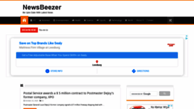What Newsbeezer.com website looked like in 2020 (3 years ago)