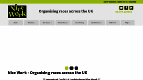 What Nice-work.org.uk website looked like in 2020 (3 years ago)