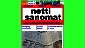What Nettisanomat.fi website looked like in 2020 (3 years ago)