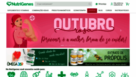 What Nutrigenes.com.br website looked like in 2020 (3 years ago)