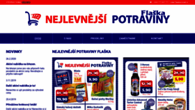 What Nejlevnejsipotraviny.eu website looked like in 2020 (4 years ago)