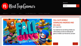 What Nexttopgamer.com website looked like in 2020 (3 years ago)