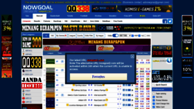 What Nowgoal.vip website looked like in 2020 (5 years ago)