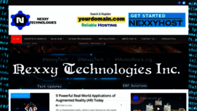 What Nexxytech.com website looked like in 2020 (3 years ago)