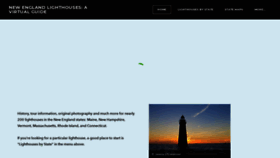 What Newenglandlighthouses.net website looked like in 2020 (3 years ago)