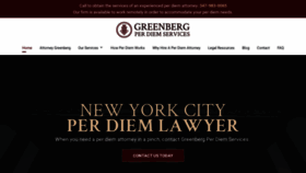 What Newyorkperdiemattorneys.com website looked like in 2020 (3 years ago)