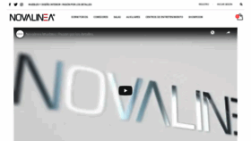 What Novalinea.co website looked like in 2020 (3 years ago)