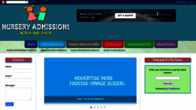 What Noidanurseryadmissions.com website looked like in 2020 (3 years ago)