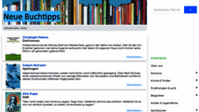 What Neue-buchtipps.de website looked like in 2020 (3 years ago)
