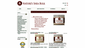 What Naturessheabulk.com website looked like in 2020 (3 years ago)