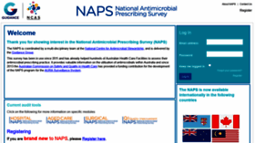 What Naps.org.au website looked like in 2020 (3 years ago)