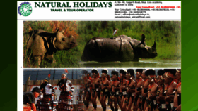 What Naturalholidays.in website looked like in 2020 (3 years ago)