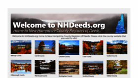 What Nhdeeds.org website looked like in 2020 (3 years ago)