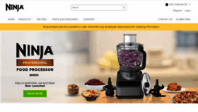 What Ninjakitchen.com.au website looked like in 2020 (3 years ago)