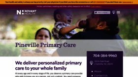 What Nhpinevilleprimarycare.org website looked like in 2020 (3 years ago)