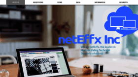 What Neteffx.com website looked like in 2020 (3 years ago)