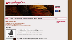 What Nadobrejvlne.sk website looked like in 2020 (3 years ago)