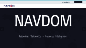What Navdom.com website looked like in 2020 (3 years ago)