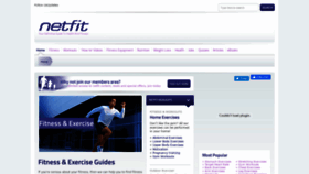What Netfit.co.uk website looked like in 2020 (3 years ago)