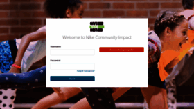 What Nike.benevity.org website looked like in 2020 (3 years ago)