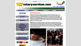 What Notary-services.com website looked like in 2020 (3 years ago)
