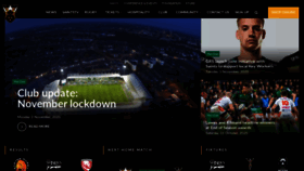 What Northamptonsaints.co.uk website looked like in 2020 (4 years ago)