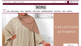 What Neyssa-shop.com website looked like in 2020 (3 years ago)