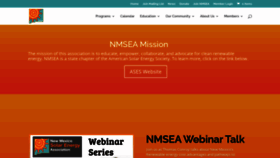 What Nmsea.org website looked like in 2020 (3 years ago)