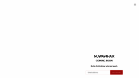 What Nuway4hair.com website looked like in 2020 (3 years ago)