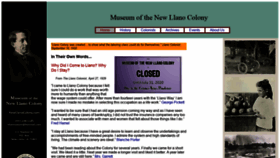 What Newllanocolony.com website looked like in 2020 (3 years ago)