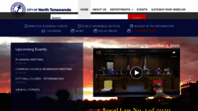 What Northtonawanda.org website looked like in 2020 (3 years ago)