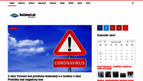 What Nazahori.sk website looked like in 2020 (3 years ago)