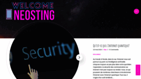 What Neosting.net website looked like in 2020 (4 years ago)