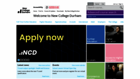 What Newcollegedurham.ac.uk website looked like in 2020 (3 years ago)