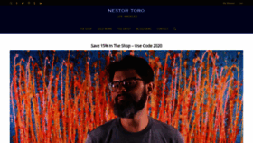 What Nestortoro.com website looked like in 2020 (3 years ago)