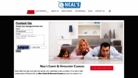 What Nealsservice.com website looked like in 2020 (3 years ago)