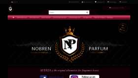 What Nobrenparfum.be website looked like in 2020 (3 years ago)