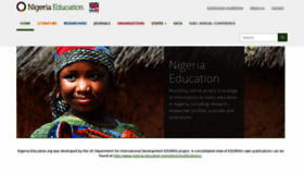 What Nigeria-education.org website looked like in 2020 (3 years ago)
