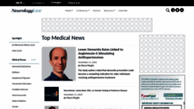 What Neurologytimes.com website looked like in 2020 (3 years ago)