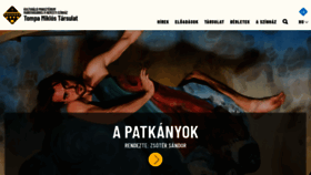 What Nemzetiszinhaz.ro website looked like in 2020 (3 years ago)