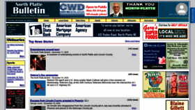 What Northplattebulletin.com website looked like in 2020 (3 years ago)