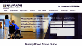What Nursinghomeabuseguide.com website looked like in 2020 (3 years ago)