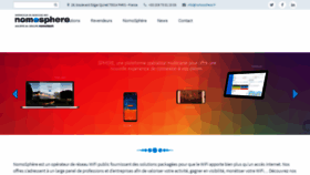 What Nomosphere.fr website looked like in 2020 (3 years ago)