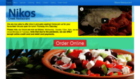 What Nikosrestaurant.ca website looked like in 2020 (3 years ago)