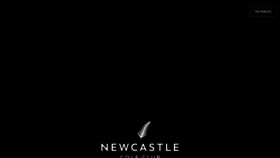 What Newcastlegolfclub.com.au website looked like in 2020 (3 years ago)