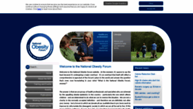 What Nationalobesityforum.org.uk website looked like in 2020 (3 years ago)