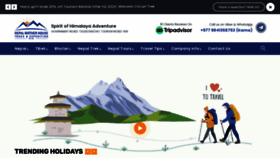 What Nepalmotherhousetreks.com website looked like in 2020 (3 years ago)